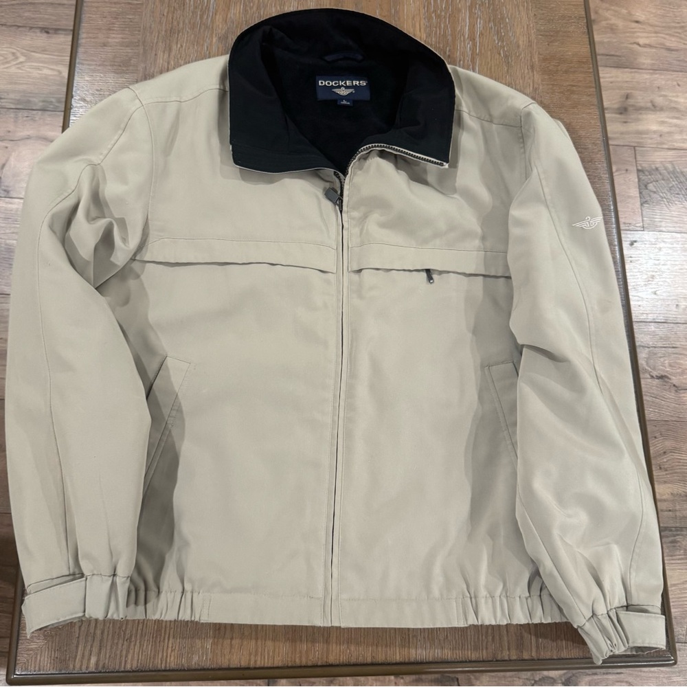 Dockers Men's Tan and Black Jacket